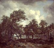 Meindert Hobbema Hut among Trees oil painting reproduction